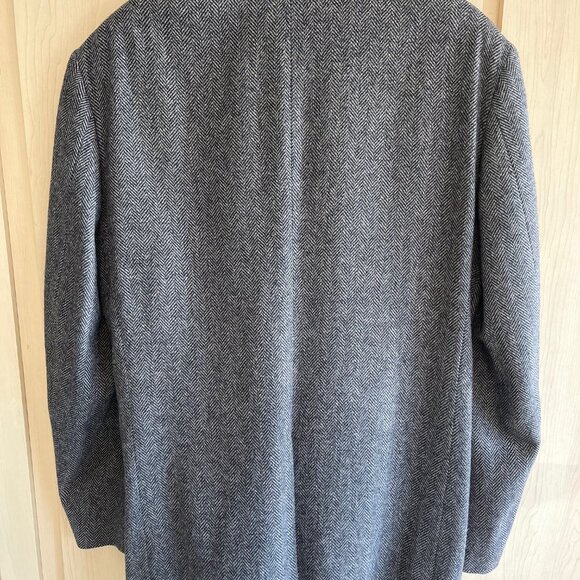 Lands' End Vintage Tweed Blazer Men's 42L Wool & Lambswool 2 Button USA Made - Picture 8 of 9